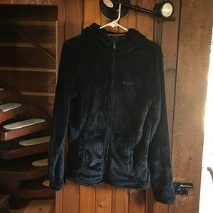 Roxy Women's Plush Black Teddy Jacket